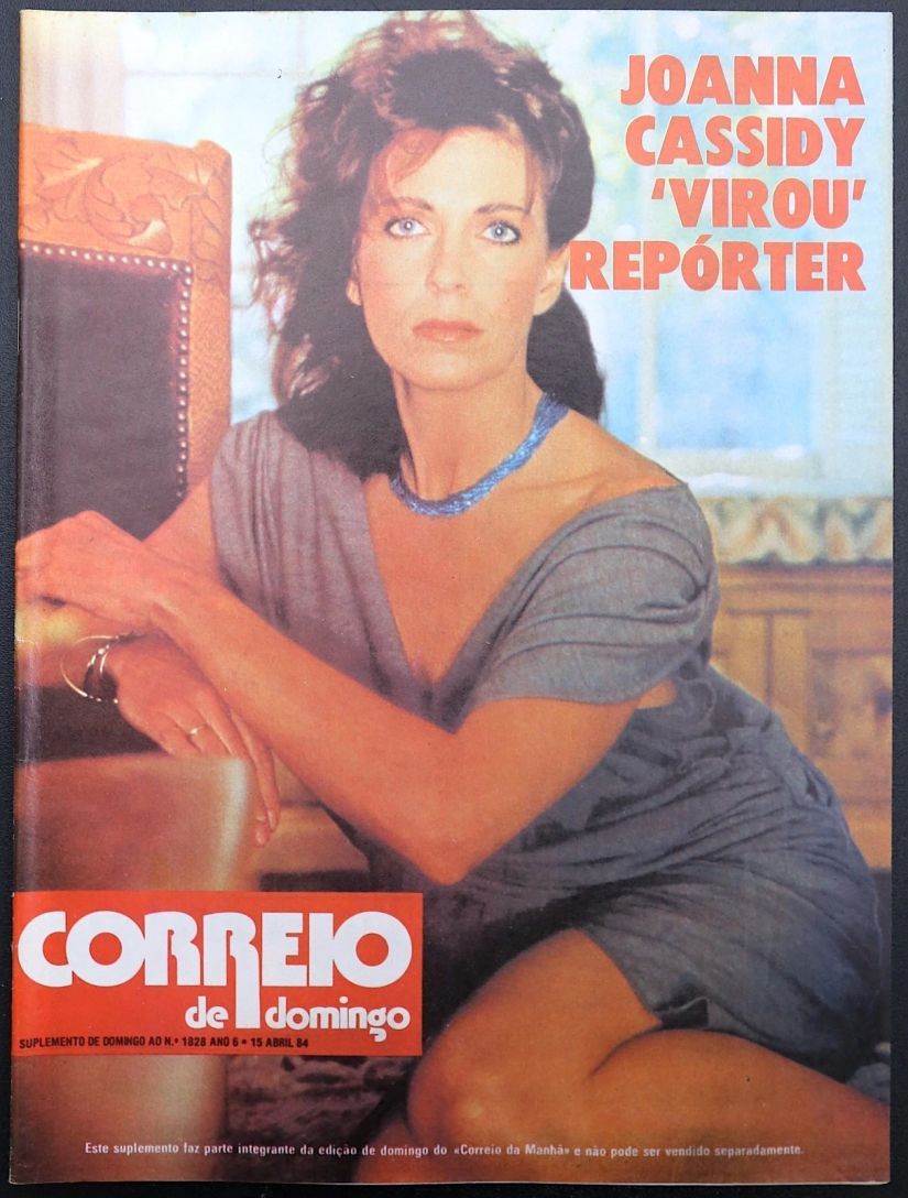 CORREIO DE DOMINGO magazine side cover 6 April 1984