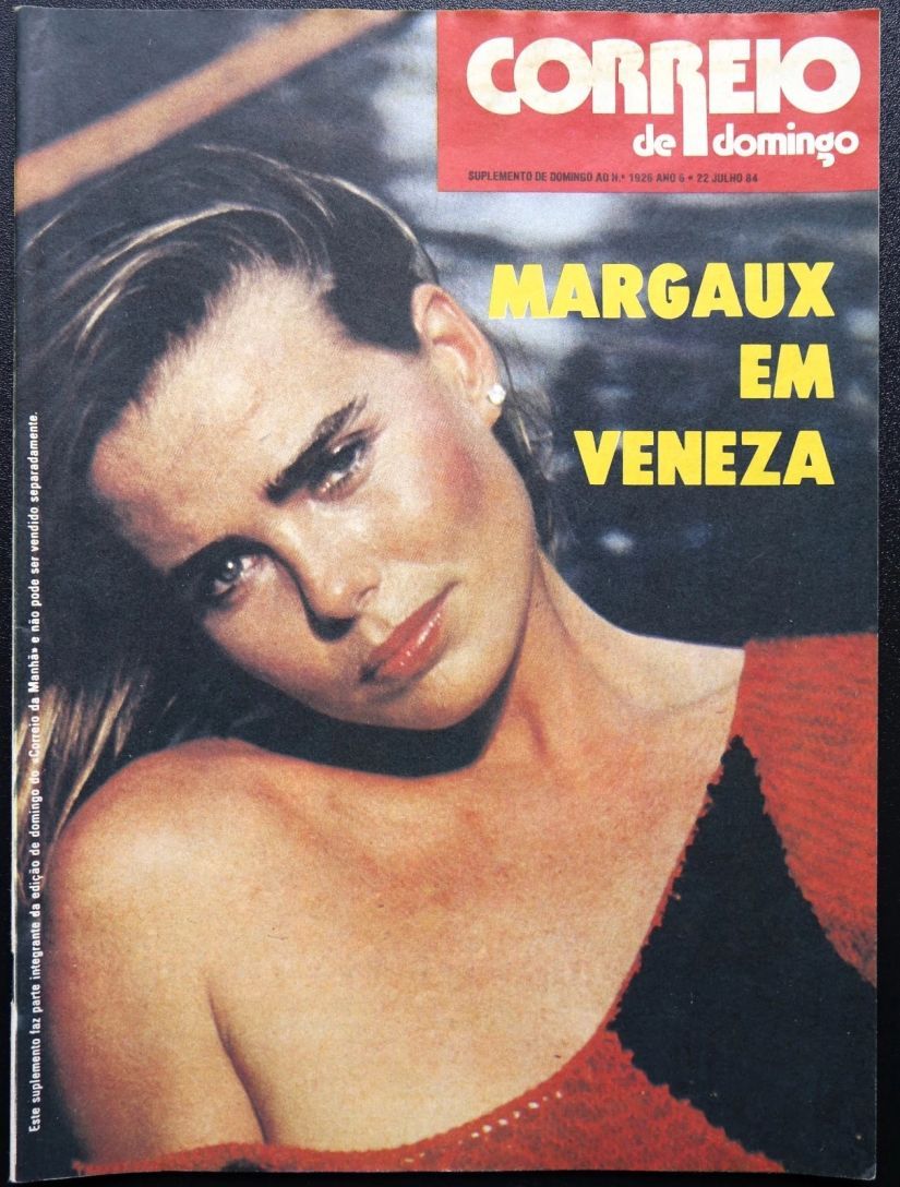 CORREIO DE DOMINGO magazine side cover 22 July 1984