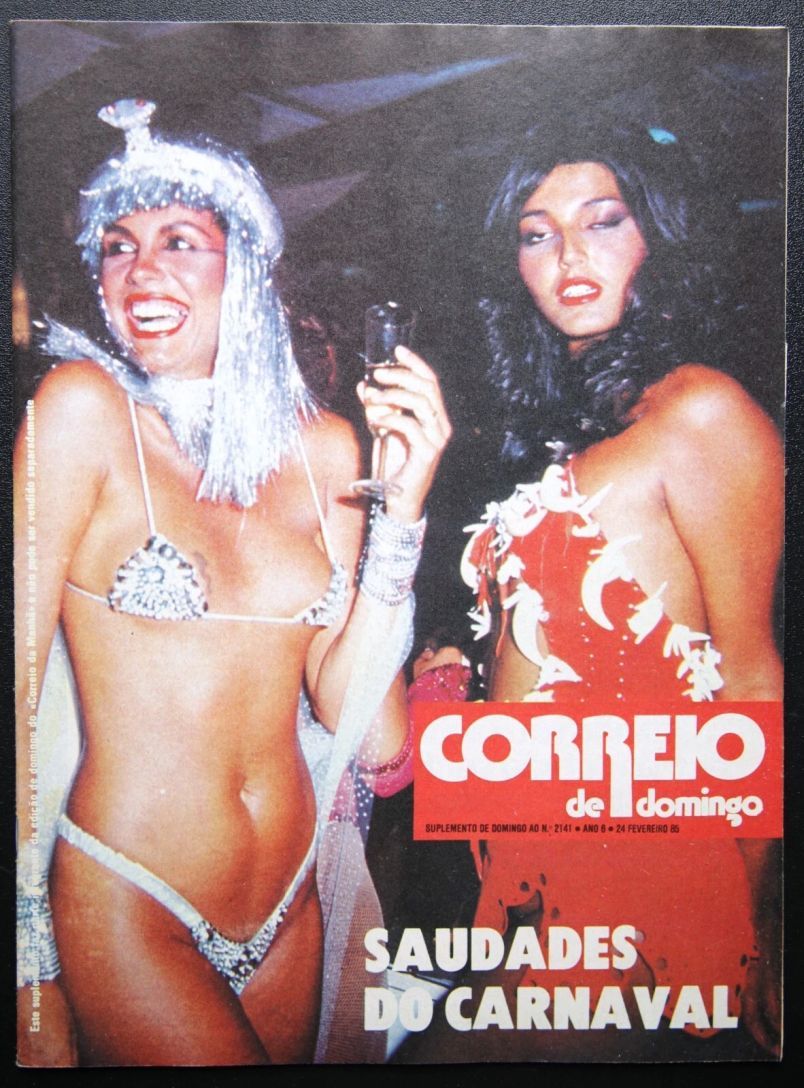 CORREIO DE DOMINGO magazine side cover 24 February 1985