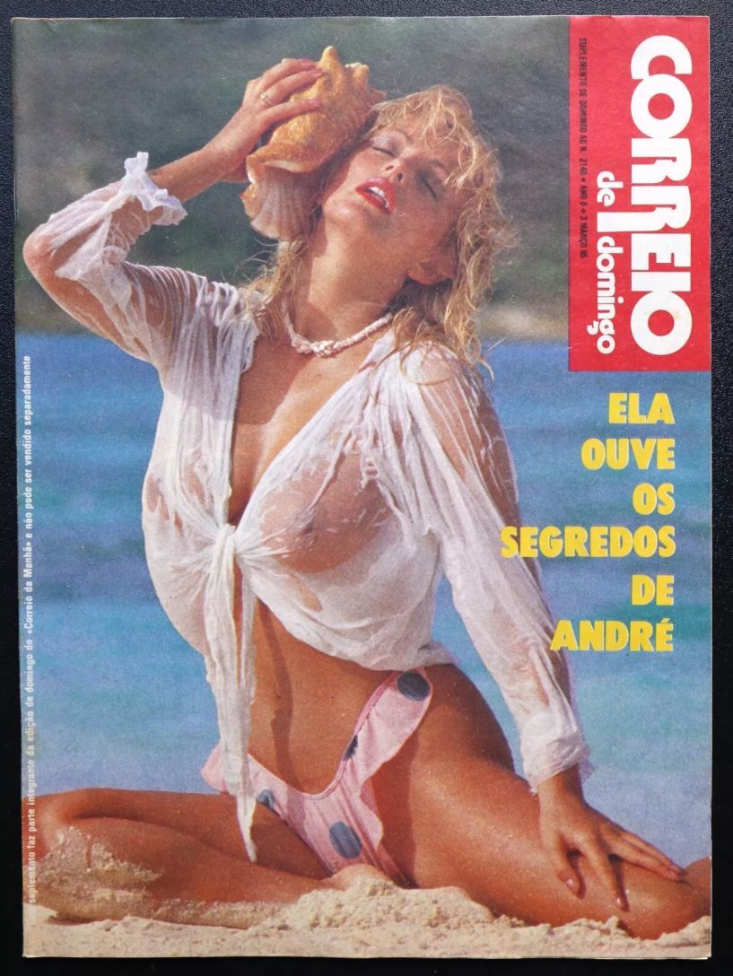 CORREIO DE DOMINGO magazine side cover 3 March 1985
