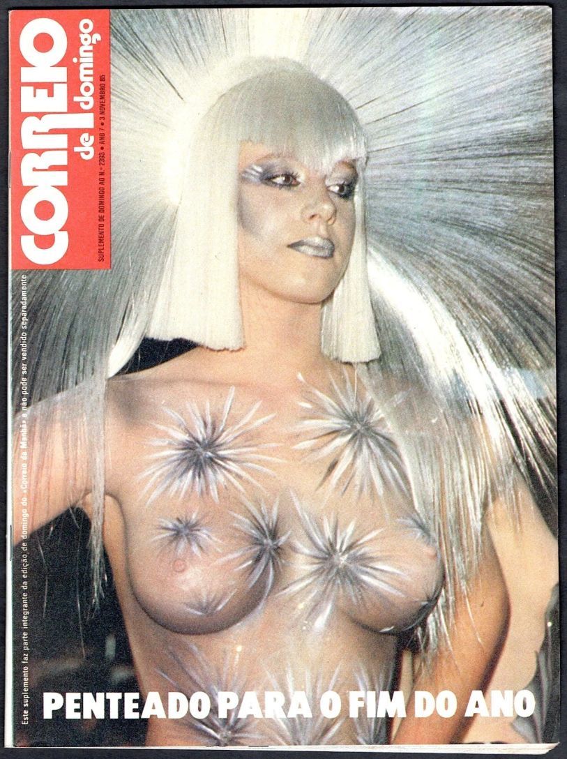 CORREIO DE DOMINGO magazine side cover 3 November 1985