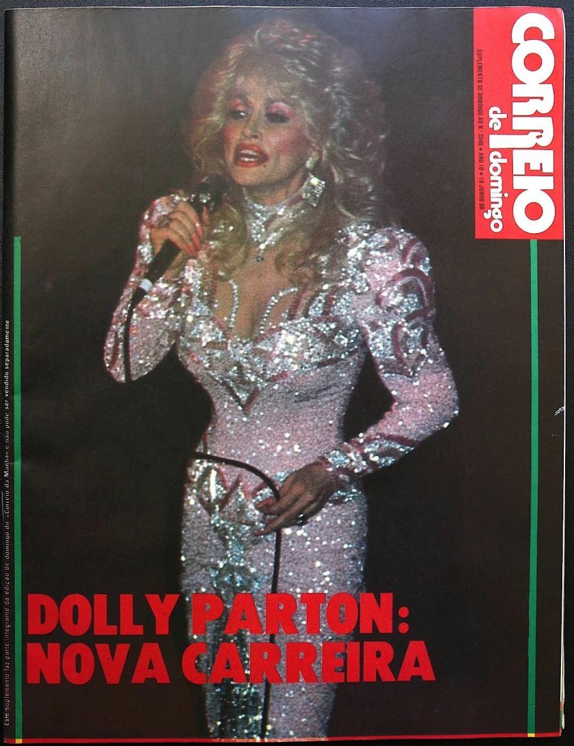 CORREIO DE DOMINGO magazine side cover 19 June 1988