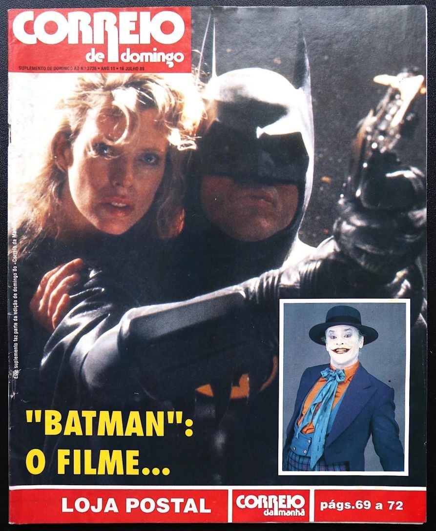 CORREIO DE DOMINGO magazine side cover 11 July 1989