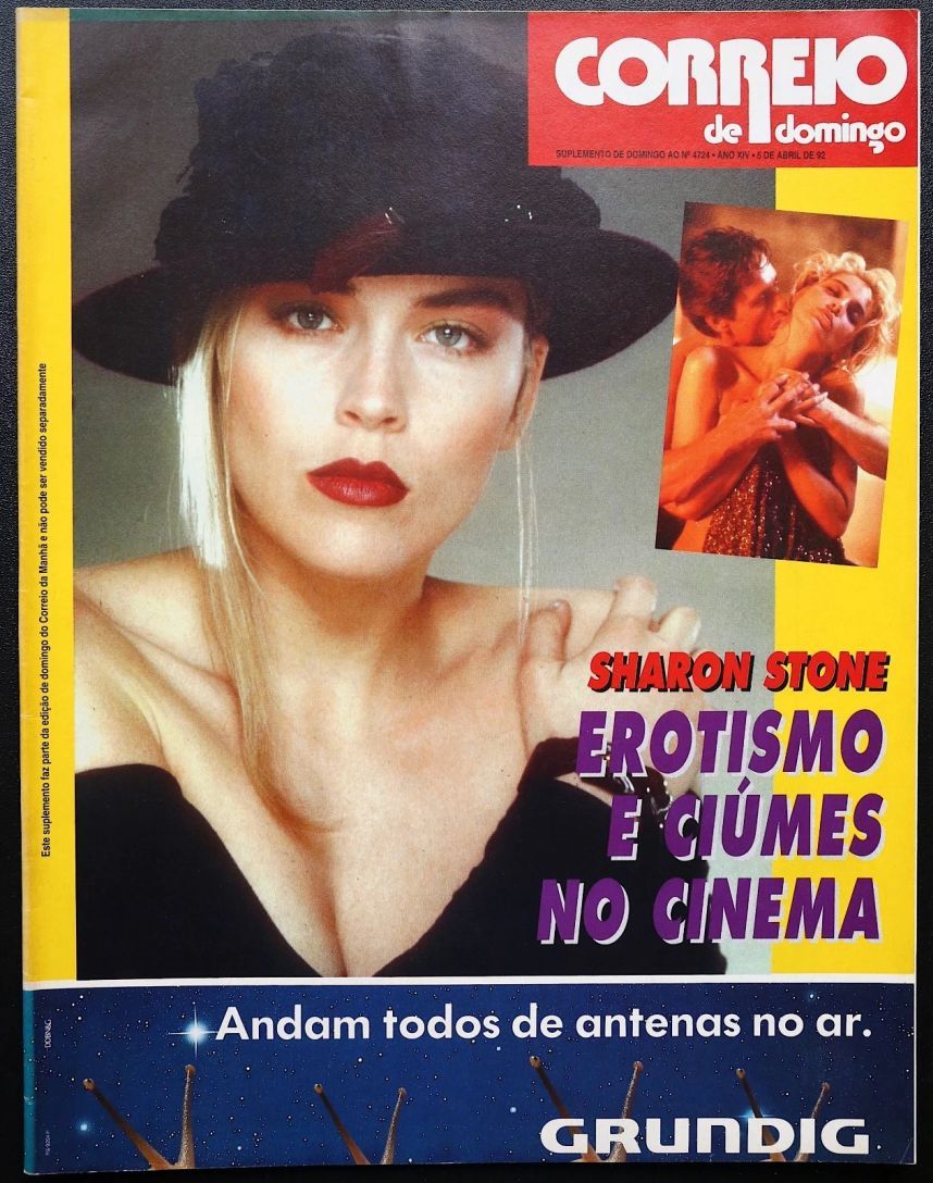 CORREIO DE DOMINGO magazine side cover 5 April 1992