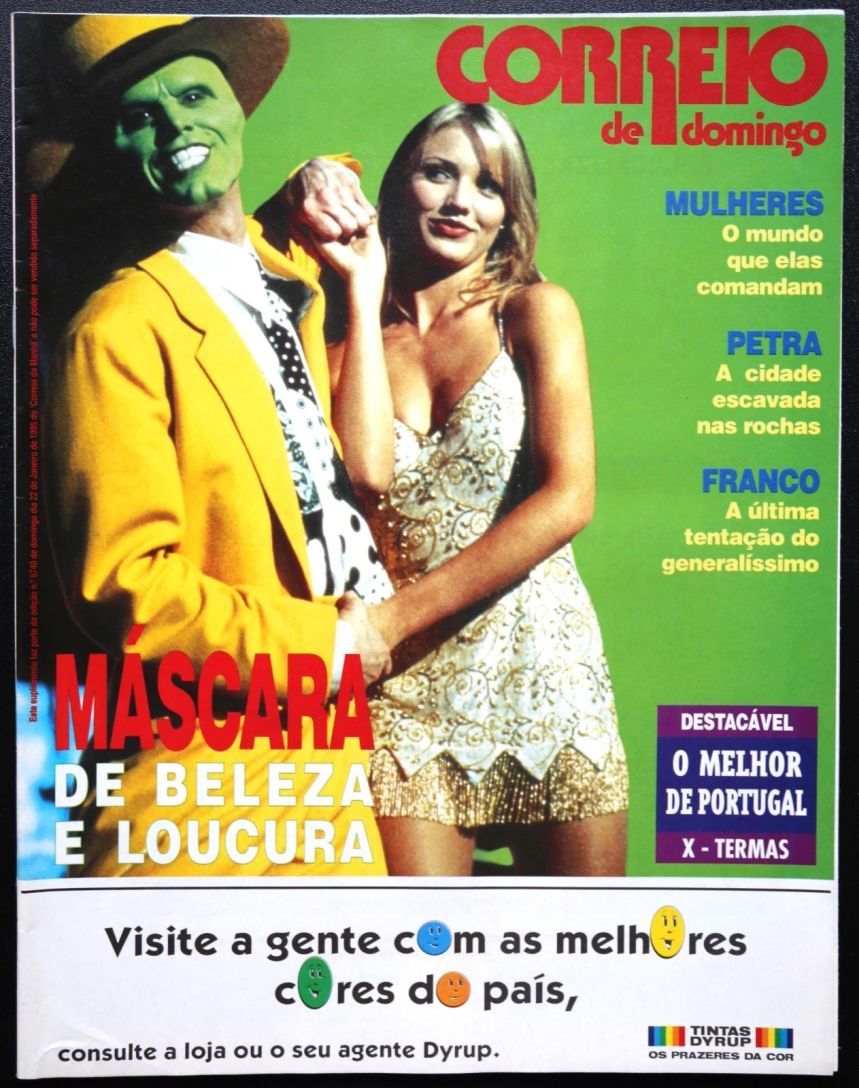 CORREIO DE DOMINGO magazine side cover 22 January 1995