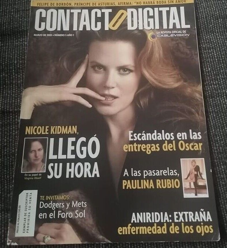CONTACTO DIGITAL magazine side cover Issue 5  March 2003