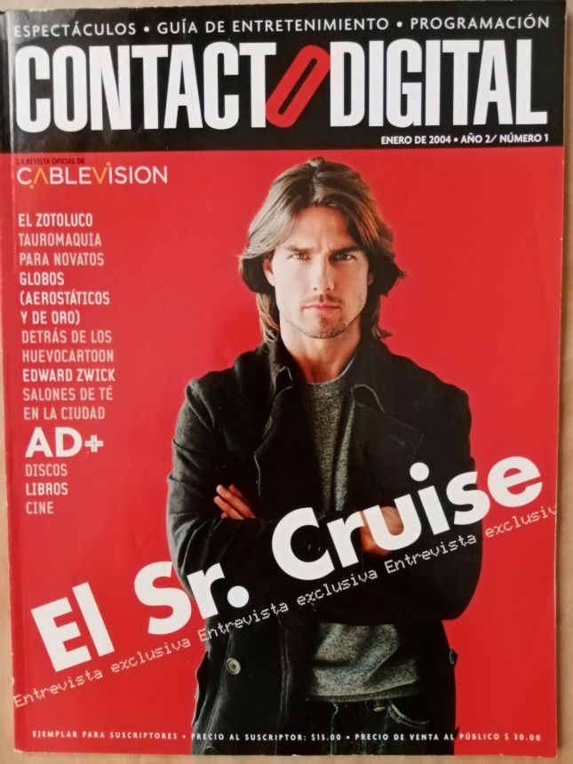 CONTACTO DIGITAL magazine side cover  January 2004