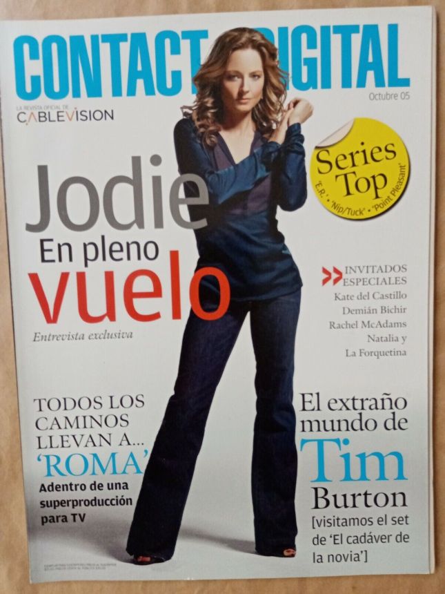 CONTACTO DIGITAL magazine side cover  October 2005