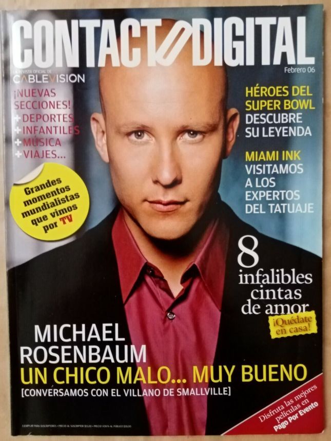 CONTACTO DIGITAL magazine side cover  February 2006