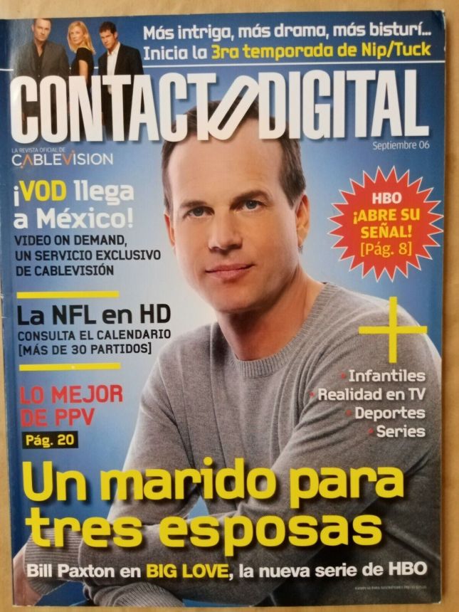 CONTACTO DIGITAL magazine side cover  September 2006