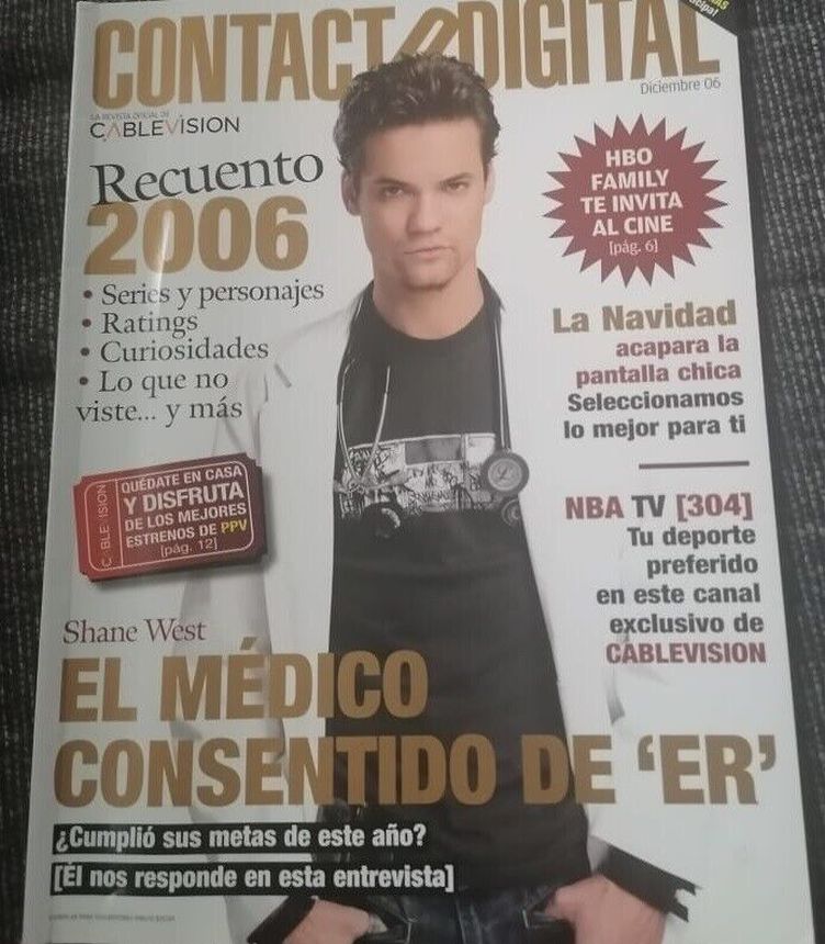 CONTACTO DIGITAL magazine side cover  December 2006