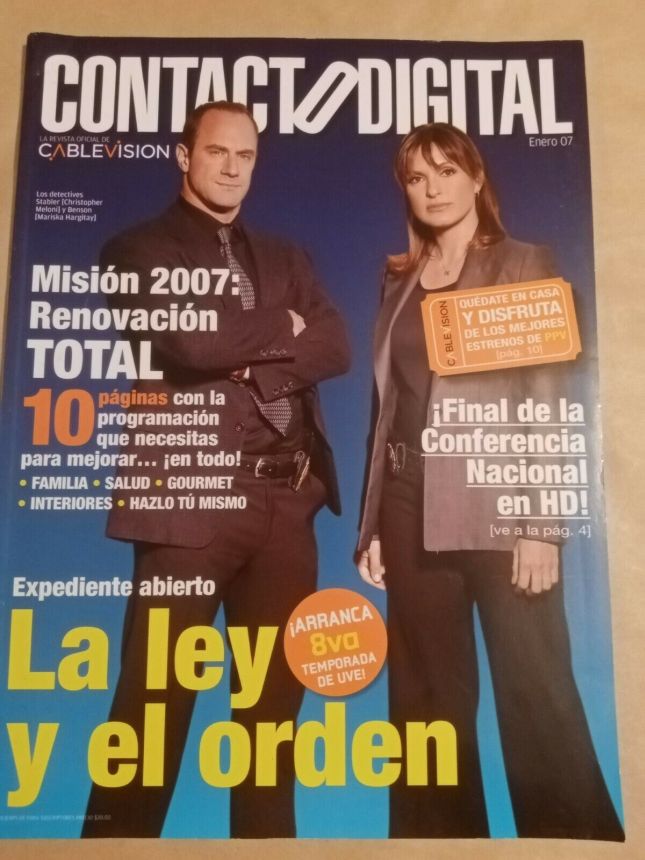 CONTACTO DIGITAL magazine side cover  January 2007