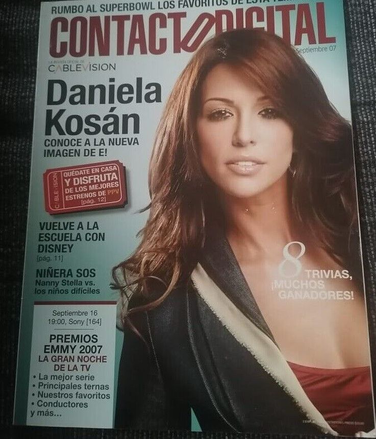 CONTACTO DIGITAL magazine side cover  September 2007