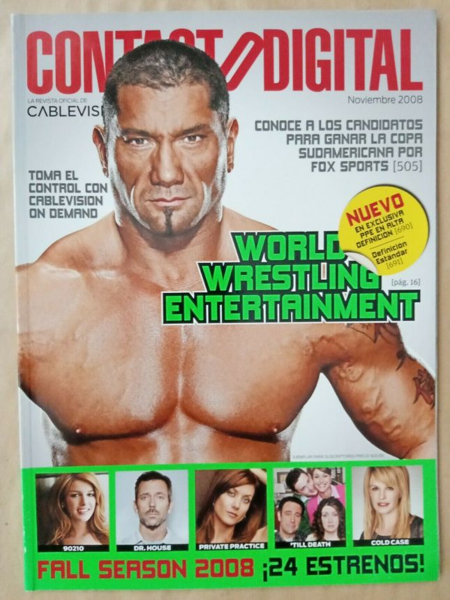 CONTACTO DIGITAL magazine side cover  November 2008