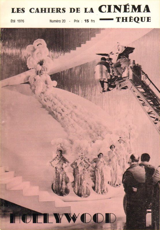 CAHIERS DE LA CINEMATHEQUE magazine side cover Issue 20  1976