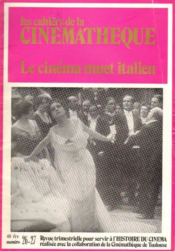 CAHIERS DE LA CINEMATHEQUE magazine side cover Issue 26/27  1979