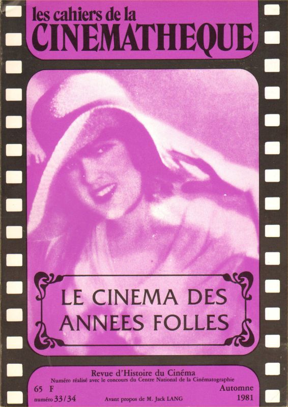CAHIERS DE LA CINEMATHEQUE magazine side cover Issue 33/34  1981