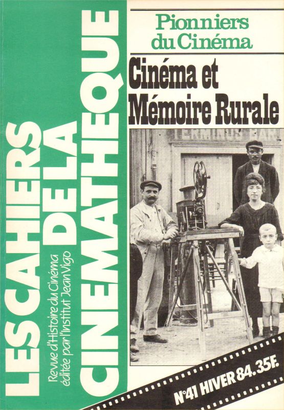 CAHIERS DE LA CINEMATHEQUE magazine side cover Issue 41  1984