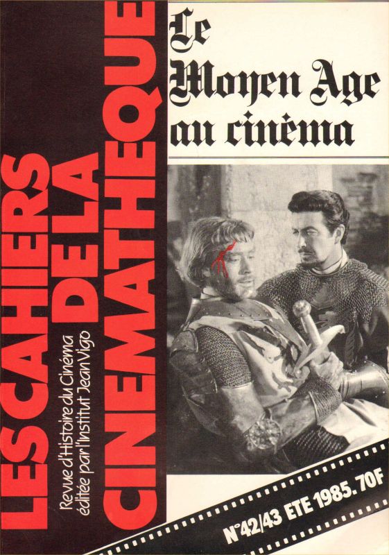 CAHIERS DE LA CINEMATHEQUE magazine side cover Issue 42-43  1985