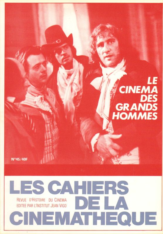 CAHIERS DE LA CINEMATHEQUE magazine side cover Issue 45  1986