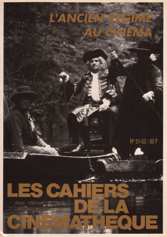 CAHIERS DE LA CINEMATHEQUE magazine side cover Issue 51-2  1989