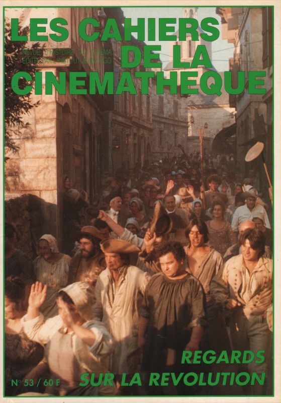 CAHIERS DE LA CINEMATHEQUE magazine side cover Issue 53  1989