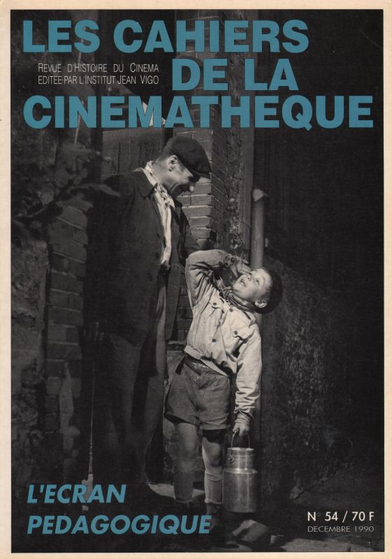 CAHIERS DE LA CINEMATHEQUE magazine side cover Issue 54  1990