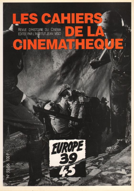 CAHIERS DE LA CINEMATHEQUE magazine side cover Issue 55-6  1991