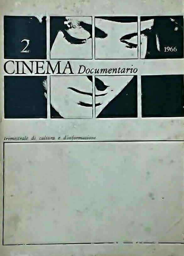 CINEMA DOCUMENTARIO magazine side cover Issue 2   1966