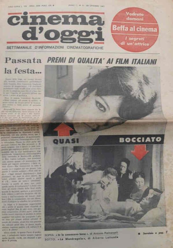 CINEMA DOGGI magazine side cover Issue 4 23 October 1967
