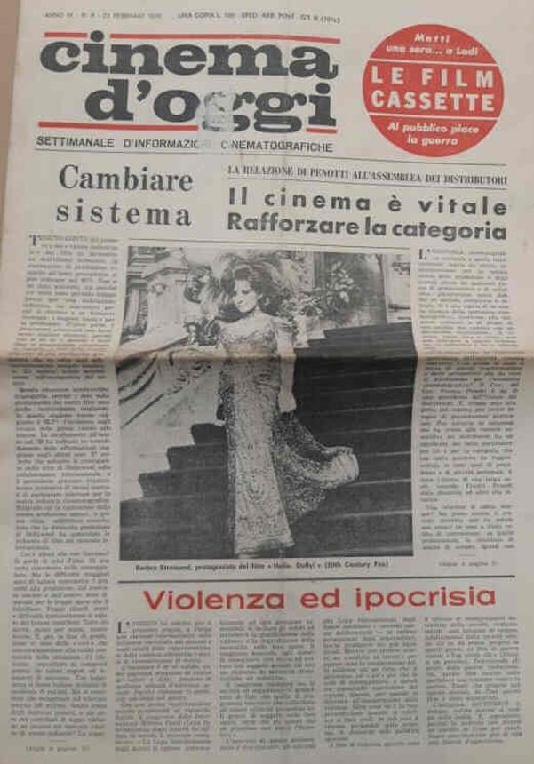 CINEMA DOGGI magazine side cover Issue 8 23 February 1970