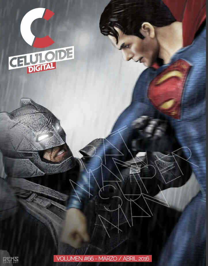 CELULOIDE DIGITAL magazine side cover Issue 66 March/April 2016