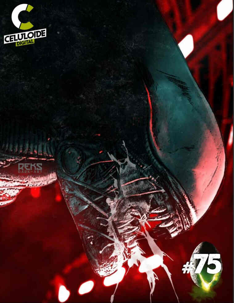 CELULOIDE DIGITAL magazine side cover Issue 75 May 2017