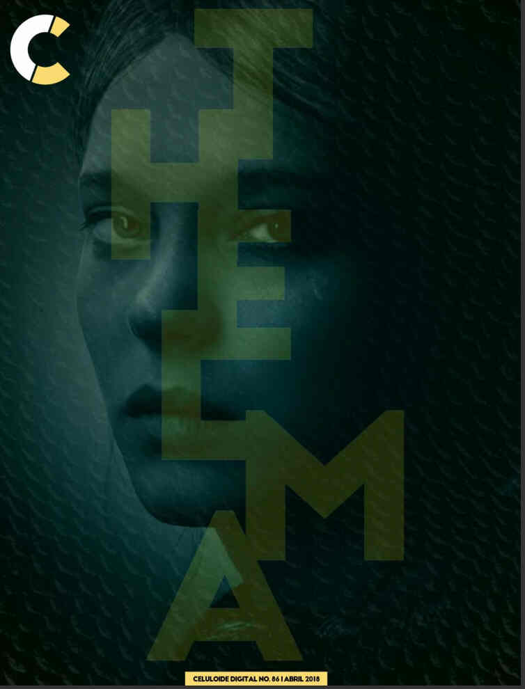 CELULOIDE DIGITAL magazine side cover Issue 86  April 2018
