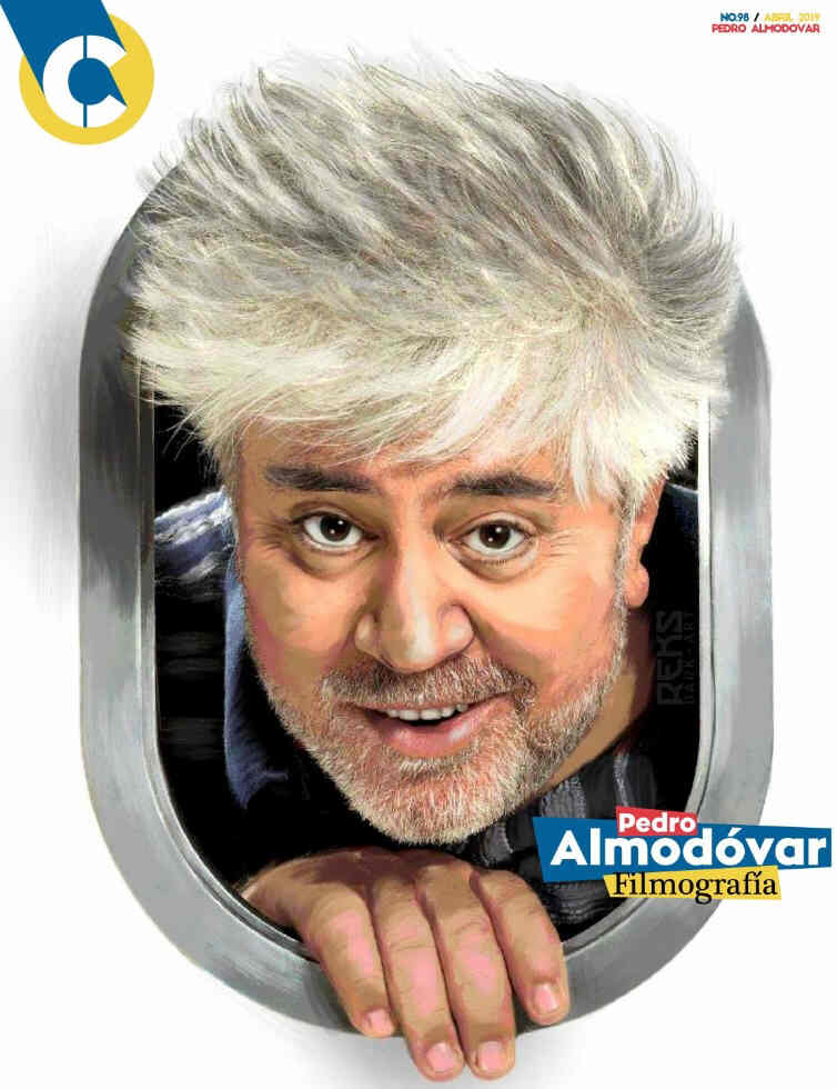 CELULOIDE DIGITAL magazine side cover Issue 98  April 2019