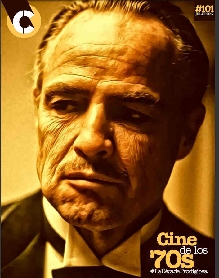 CELULOIDE DIGITAL magazine side cover Issue 101  July 2019