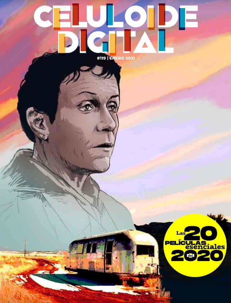 CELULOIDE DIGITAL magazine side cover Issue 119  January 2021