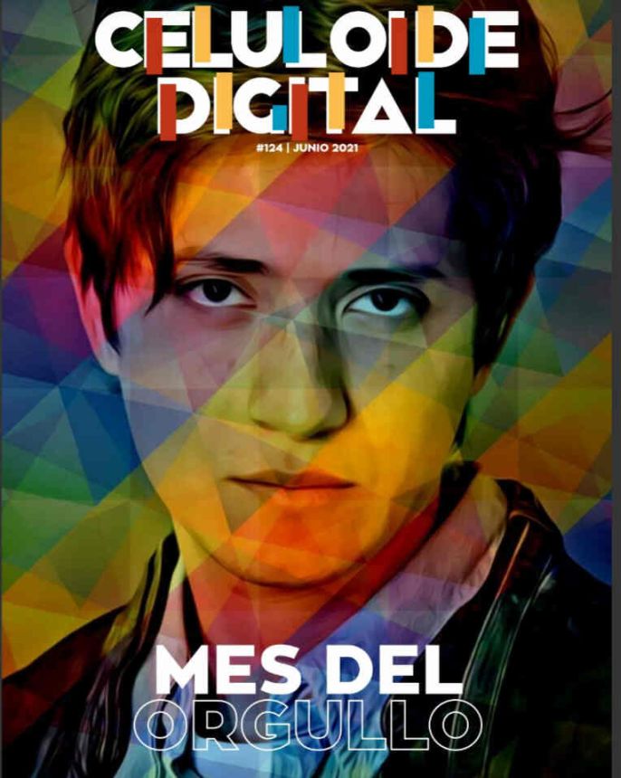 CELULOIDE DIGITAL magazine side cover Issue 124  June 2021