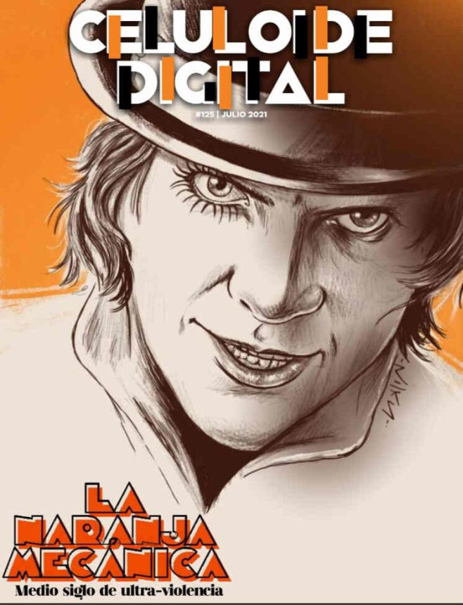 CELULOIDE DIGITAL magazine side cover Issue 125  July 2021