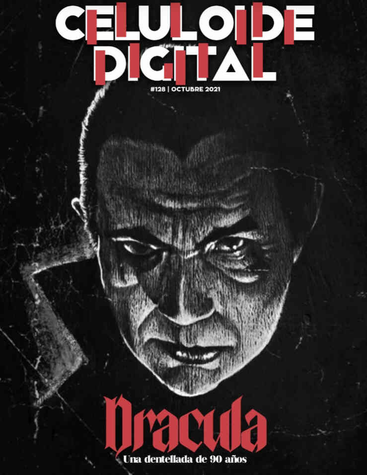 CELULOIDE DIGITAL magazine side cover Issue 128  October 2021