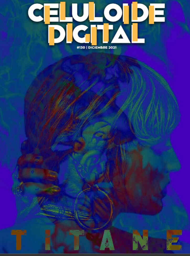 CELULOIDE DIGITAL magazine side cover Issue 130  December 2021