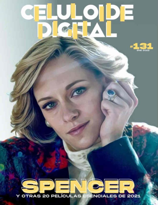 CELULOIDE DIGITAL magazine side cover Issue 131  January 2022