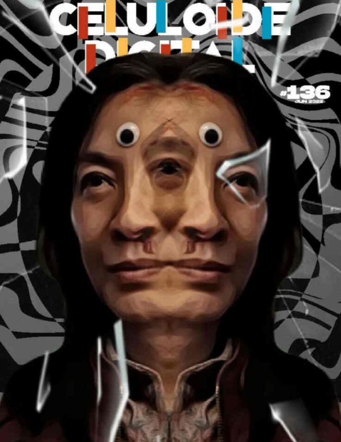 CELULOIDE DIGITAL magazine side cover Issue 136  June 2022