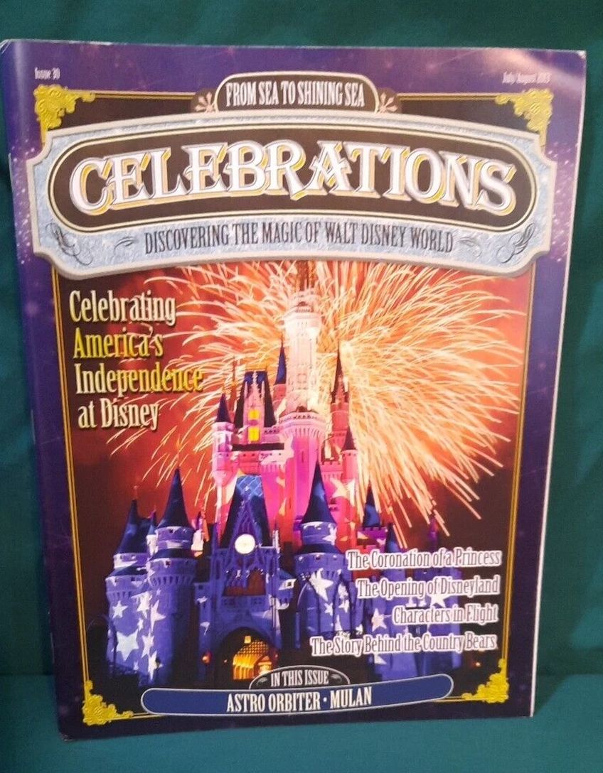 CELEBRATIONS magazine side cover Issue 30  July/August 2013