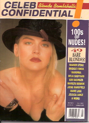 CELEB CONFIDENTIAL magazine side cover  Vol 1 # 2  1995