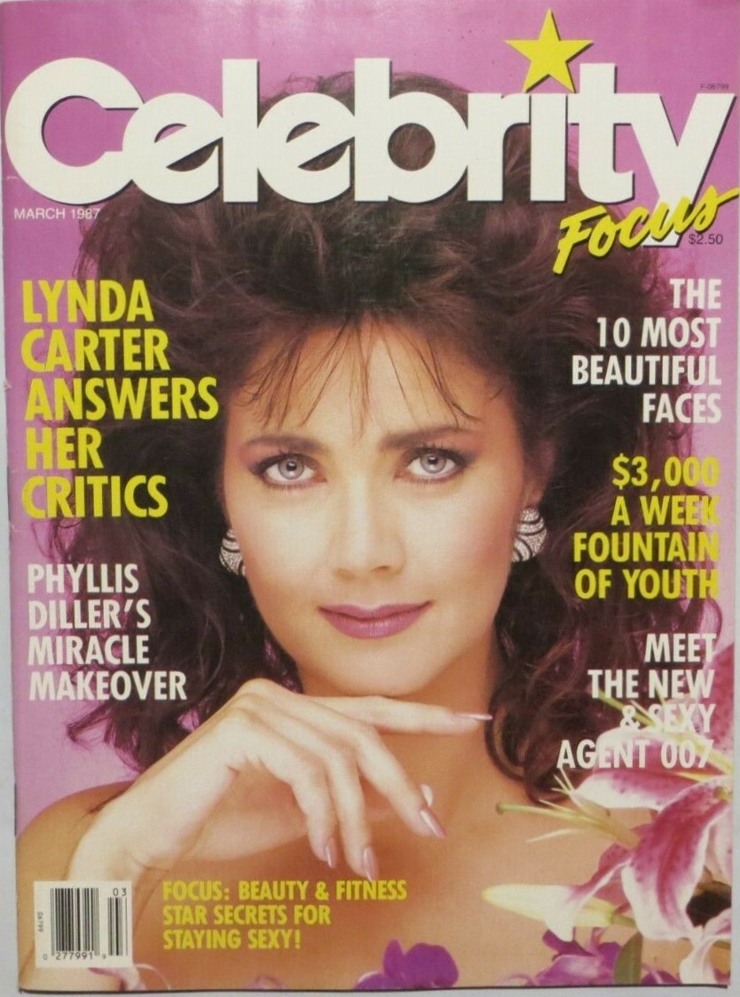 CELEBRITY FOCUS magazine side cover  Vol 1 # 3 March 1987