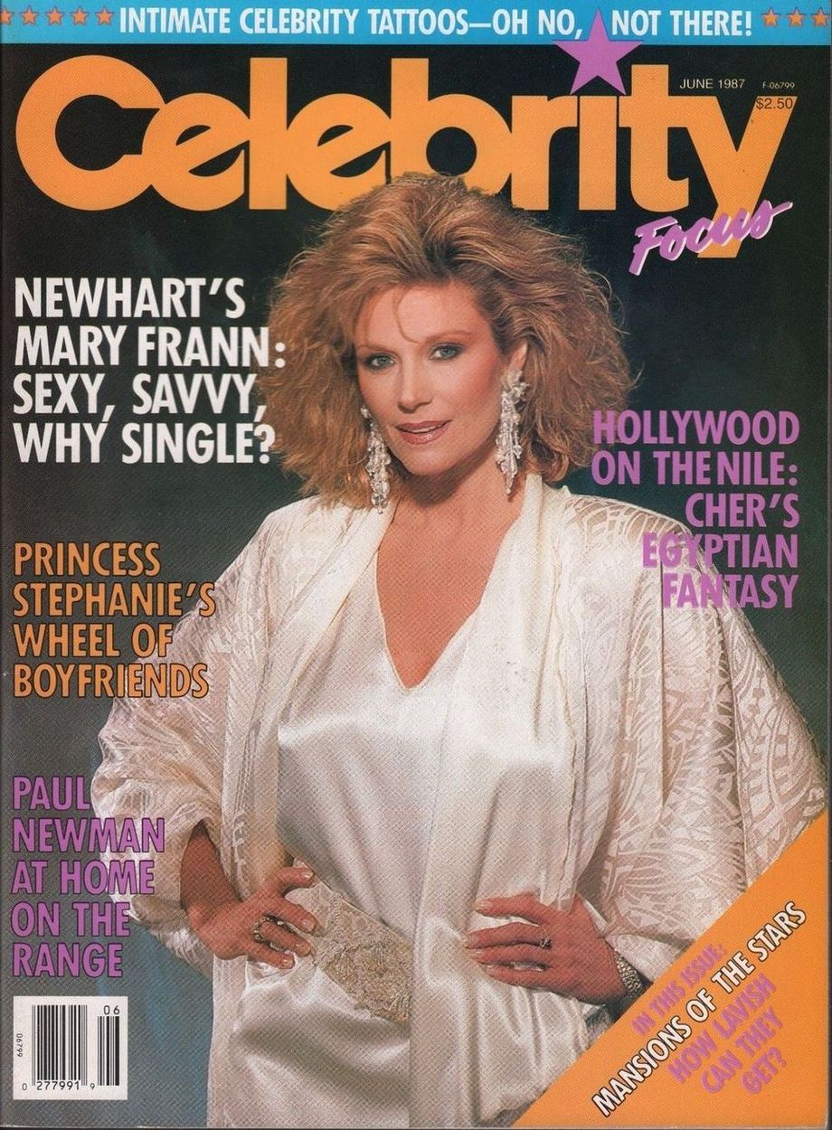 CELEBRITY FOCUS magazine side cover  Vol 1 # 6 June 1987