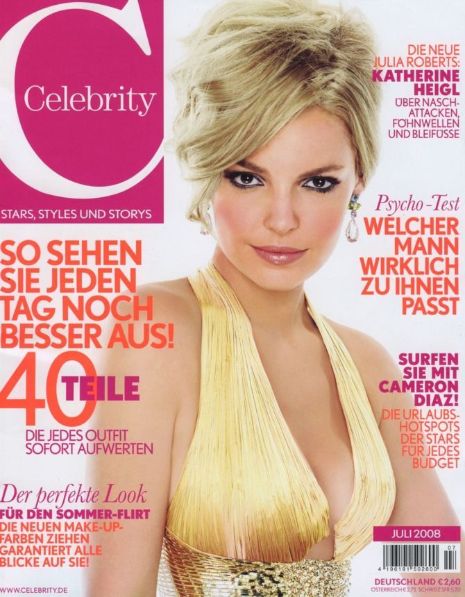 CELEBRITY GERMANY magazine side cover  July 2008
