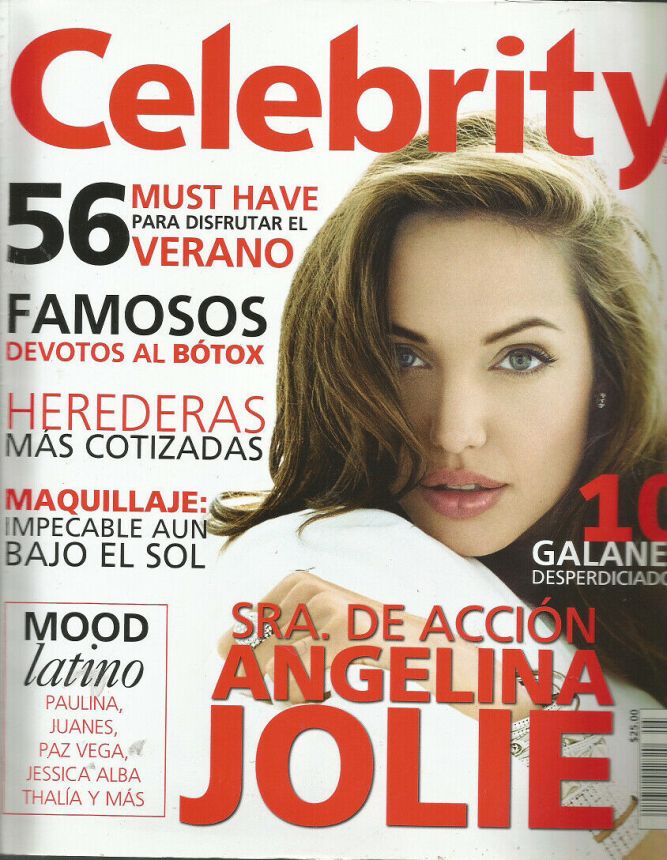 CELEBRITY (MX) magazine side cover  July 2005