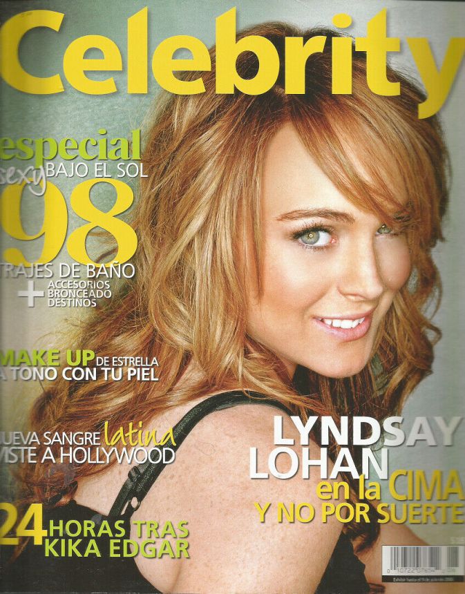 CELEBRITY (MX) magazine side cover  July 2006